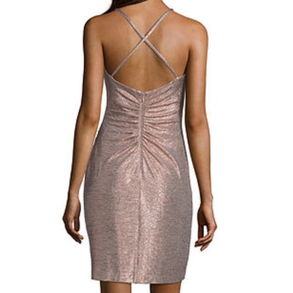 Morgan & Co. Sleeveless Sparkle Midi Dress Size 5 - Picture 5 of 16